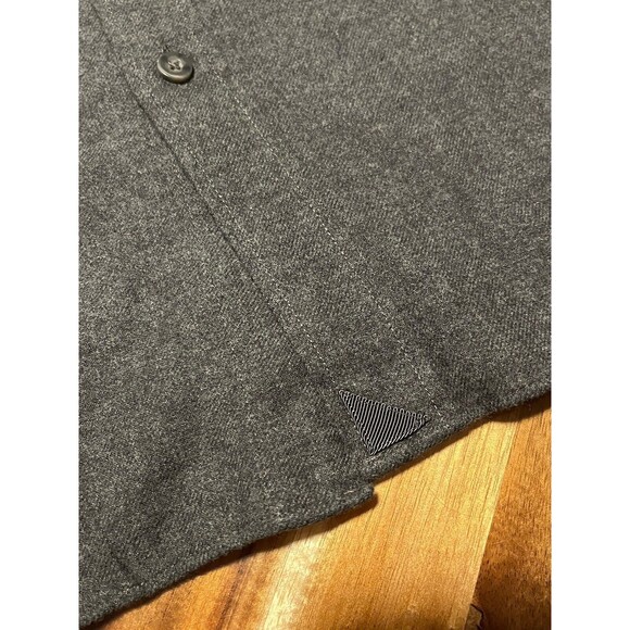UNTUCKit Flannel Shirt Mens 3XL XXXL Grey Long Sleeve Button Down Pocket EUC - Picture 4 of 5